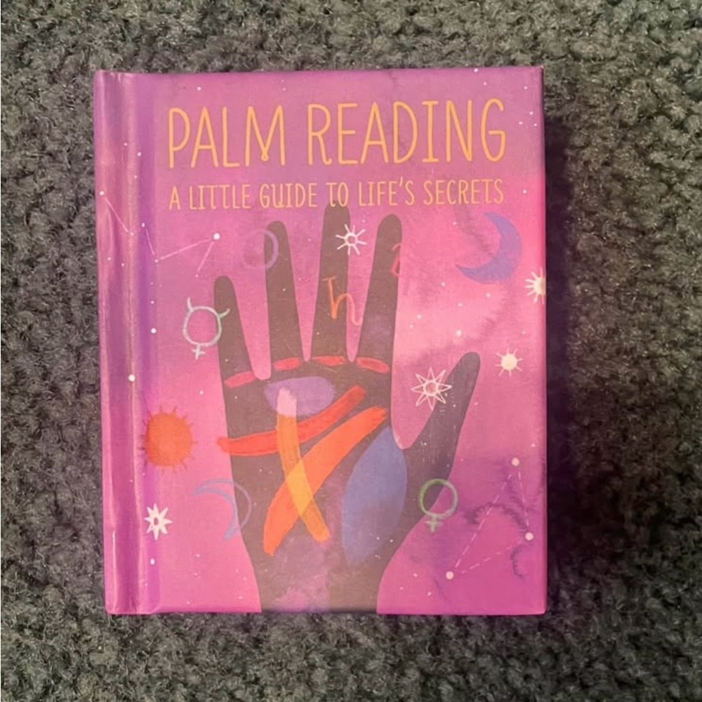 Palm Reading Guide Book in Purple